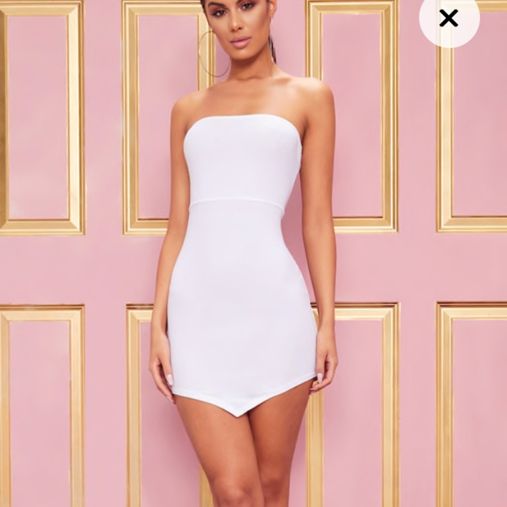 New white mini dress